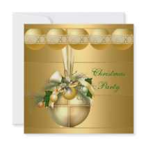 Nodig de Gouden Ballen van de Partij van Kerstmis 