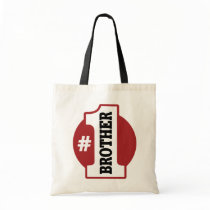 Nummer 1 Broer Canvas Tas