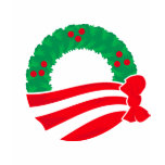 Obama Holiday Wreath T-shirt