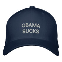 OBAMA ZUIGT Geborduurd Pet