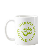 Om Shanti Shanti Shanti Gift Koffie Beker