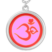 Om van het hart Teken - de Juwelen van de Yoga Ketting