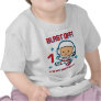 Ontploffing van de 1st T-shirt van het Baby van de t-shirts