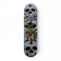 Ontwerp van het de schedel het koele skateboard va