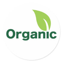 organische blad kleine sticker