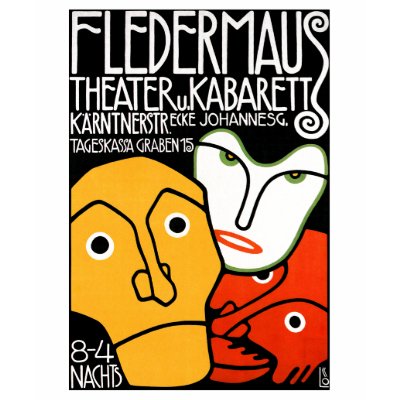 Overhemd: Het Theater en het Cabaret van Fledermau door VintageCabaret