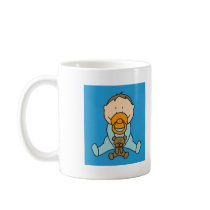 Pasgeboren baby koffie mok