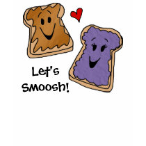 Pindakaas en gelei de t-shirt van Smoosh