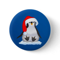 Pinguïn in het Pet van de Kerstman