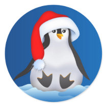 Pinguïn in het Pet van de Kerstman