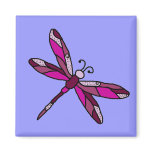 Pinkie Dragonfly magnet