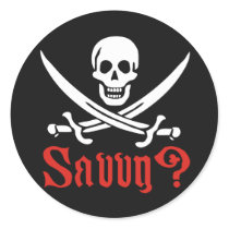 Piraat Savvy Stickers