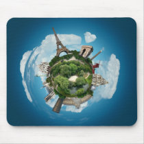 Planeet Parijs mousepad