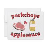 porkchops & appelmoes