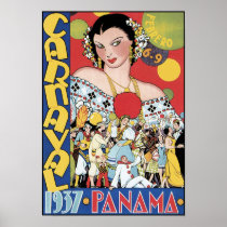Poster/Druk: Carnaval 1937 Panama