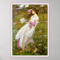 Poster/Druk: Windflowers - door John Waterhouse