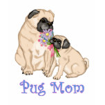 Pug Mom tees - very sweet design for all Pug Moms