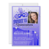 QUINCEANERA DE UITNODIGING VAN DE MASKERADE