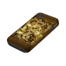 Radicale Steampunk 3 geval-Partner Geval Iphone 4 Tough Hoesjes