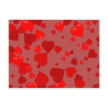 Red Hearts Post Card