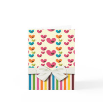 retro de liefdeharten en strepen van de lollievale