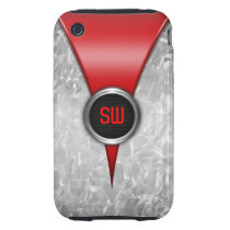 Retro Rood iPhone3G/3GS Geval Tough Iphone 3 Hoesjes