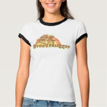Retro T-shirt van de Bel van de Dames van Hugger v