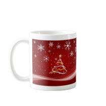 Rode de koffiemok van de Droom van Kerstmis