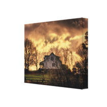 Rode Hemel bij Nacht Canvas Prints