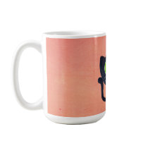 Romantische Kat die Rood Leuk Hart koesteren Koffie Mokken