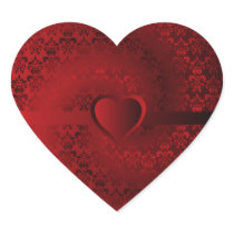 Rood damasthart