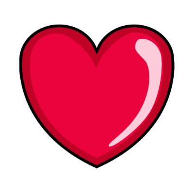 Rood Hart door bonfirevalentines