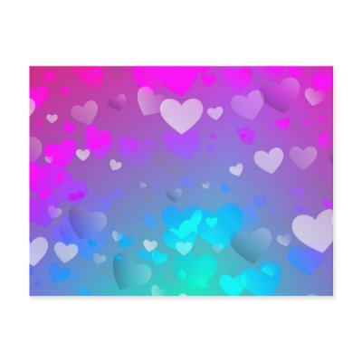 Roze en Blauwe Harten door prawny