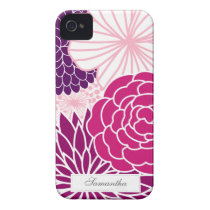 Roze en Paars Mod. Bloemen