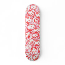 Roze Harten & SugarSkulls Skate Deck