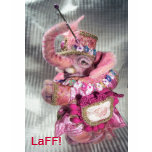 Roze Olifant op Parade LaFF! T-stuk Girly