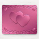 roze ontwerp met 2 harten