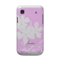 Roze & Witte Bloemen Gepersonaliseerde Ca van de M