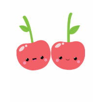 Sappige Leuke Kersen Kawaii T-shirts