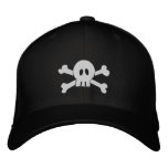 Geborduurde petten met doodshoofd