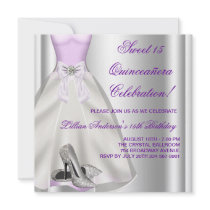 Schoenen Quinceanera van de Hiel van de paarse Tog
