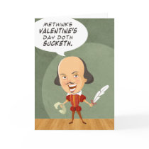 Shakespeare niet in het Wenskaart van de Liefde