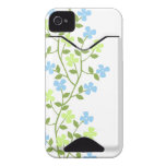 Sierlijke Moderne BloemeniPhone 4 geval-Partner ID casemate hoesje