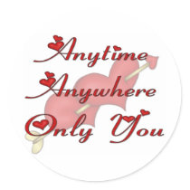 Slechts u ronde sticker