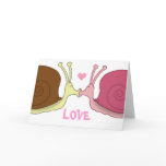 Snails In Love Greeting Card