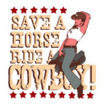 Sparen een Rit van het Paard een Cowboy