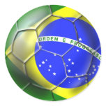Sporten van de het football de Braziliaanse vlag v stickers