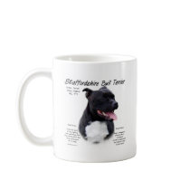 Staffordshire Bull terrier het Ontwerp van de Gesc Bekers
