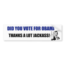 Stemde u voor Obama? Hartelijk dank Domoor!