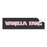 Sticker van de Hoektand van de vanille de Zwarte &